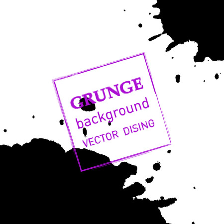 Grunge banner. Abstract vector template.のイラスト素材