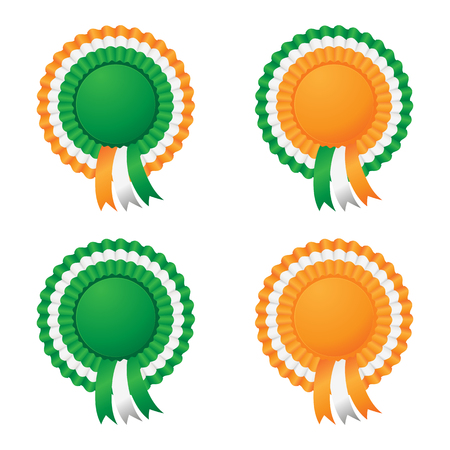 indian flag label design artのイラスト素材