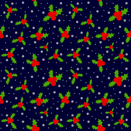 Seamless background pattern. Merry Christmasのイラスト素材