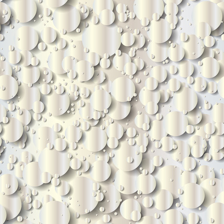 Seamless background of colorful bubbles.のイラスト素材