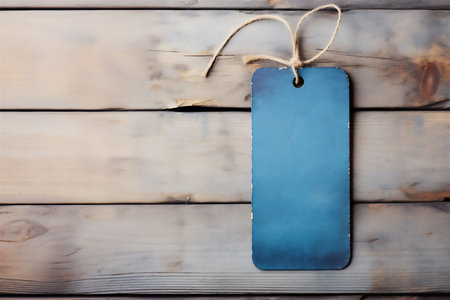 Trade blank tag, price tag for store, sales form. Insulated Label for gift wrapping.の素材
