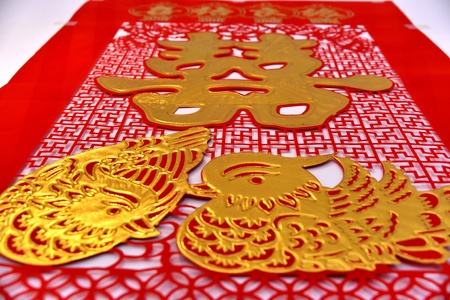 Chinese paper-cutの写真素材