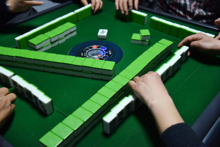 Mahjong on the table