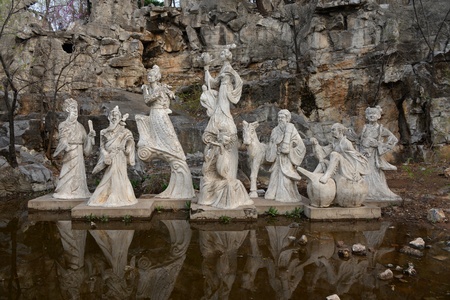 Eight Immortals stoneの写真素材