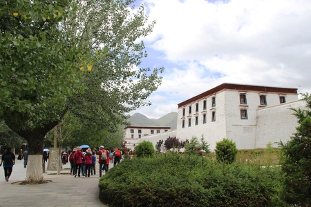 Lhasa streetのeditorial素材