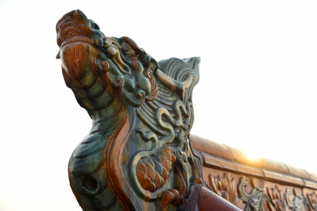 Chinese ancient architecture zoomorphic decoration