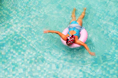 Pool for children learning to swimのeditorial素材