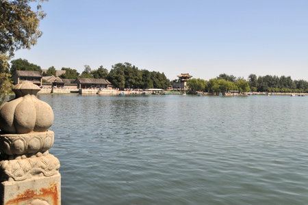 Summer Palace Lakeのeditorial素材