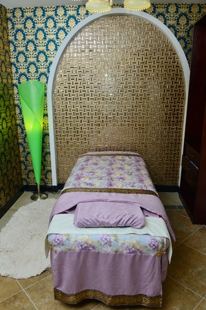 bed in beauty saloonのeditorial素材