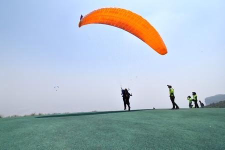 paraglidingのeditorial素材