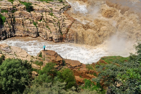Zhang river waterfallsの写真素材