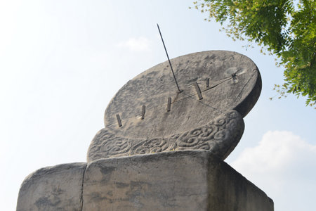 Sun Zan made of stoneのeditorial素材