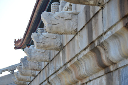 The north the Imperial Palace stone drainのeditorial素材