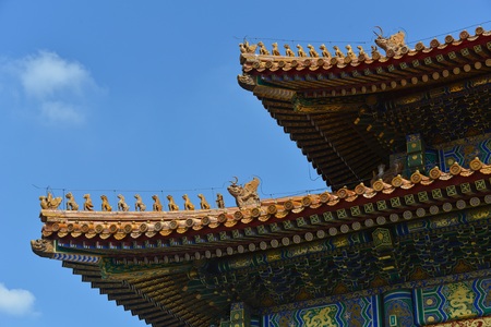 The Imperial Palace palace building cornice animalのeditorial素材