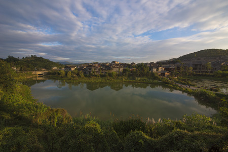 countryside viewのeditorial素材