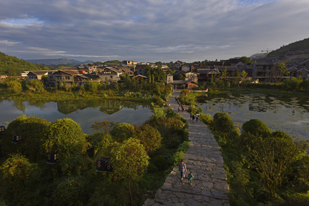 countryside viewのeditorial素材