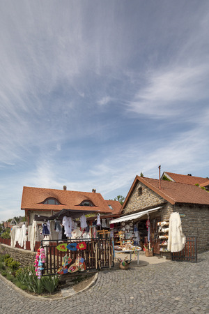 Old house in Tihanyのeditorial素材