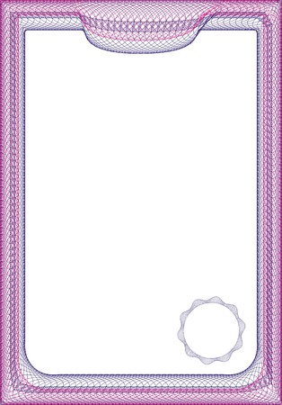 Certificats Frame blank template for a certificate or diplomaの写真素材