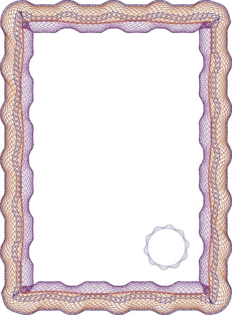 Certificats Frame blank template for a certificate or diplomaの写真素材