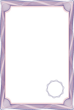 Certificats Frame blank template for a certificate or diplomaの写真素材