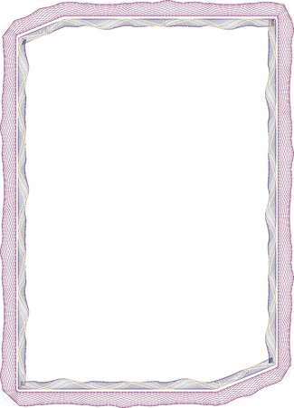 Frame blank template for a certificate or diplomaの写真素材