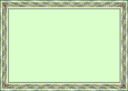 Insulated frame background template for certificate or diplomaの写真素材