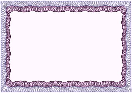 Insulated frame background template for certificate or diplomaの写真素材