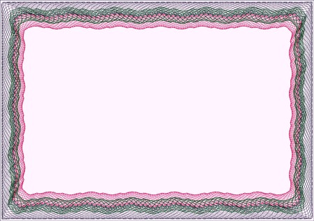 Insulated frame background template for certificate or diplomaの写真素材