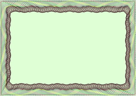 Insulated frame background template for certificate or diplomaの写真素材