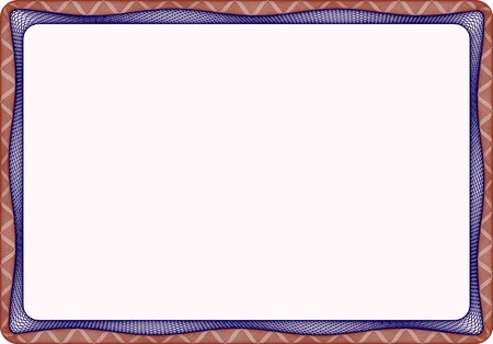 Insulated frame background template for certificate or diplomaの写真素材