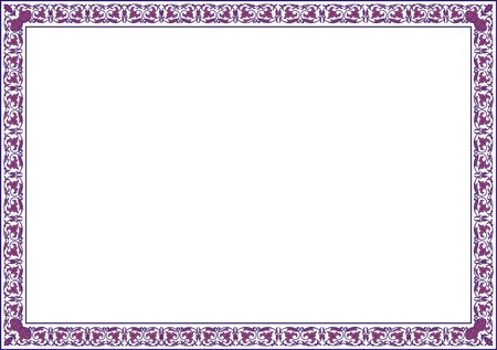 Insulated frame background template for certificate or diplomaの写真素材