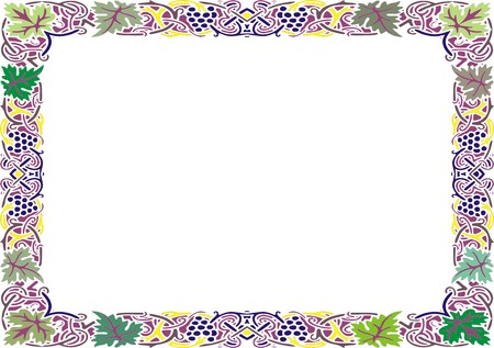 Insulated frame background template for certificate or diplomaの写真素材