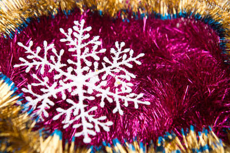 Colorful christmas decoration setの写真素材