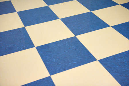 Checkered color marble floorの写真素材
