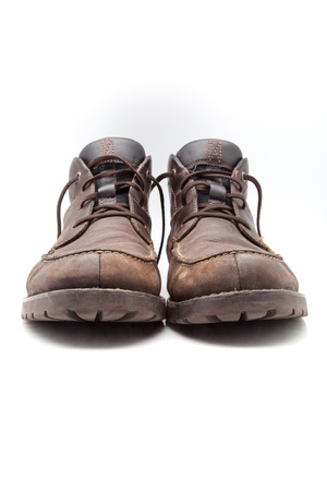 footwear of gentleman made of leatherの写真素材
