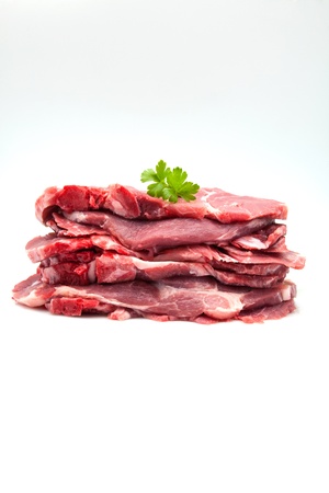  raw meat ready to cookの写真素材