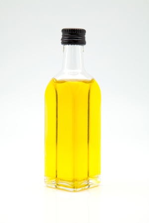 Cold Embedded olive oil in a bottleの写真素材