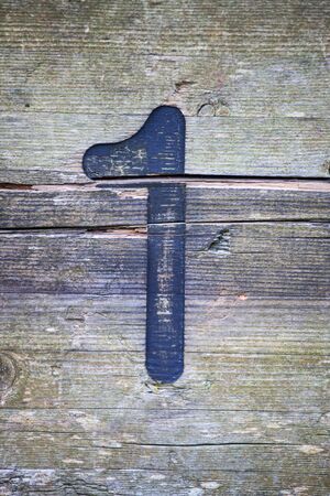 number one identical with woodの写真素材
