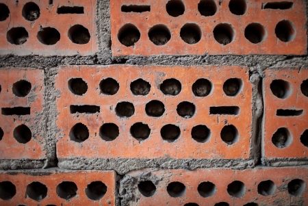 wall of bricks and cementの写真素材