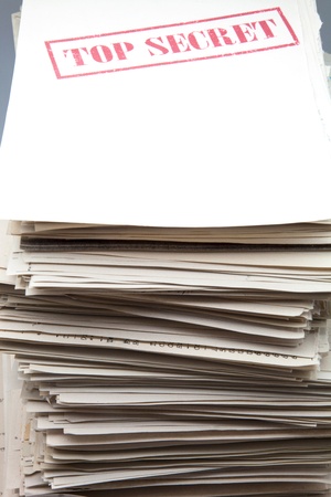  battery of secret business documentsの写真素材