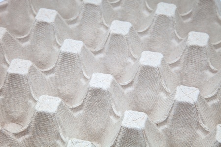 cardboard egg carton made emptyの写真素材