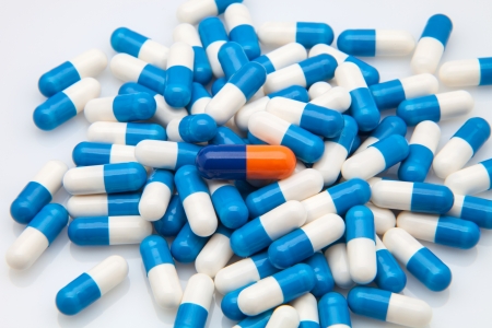 many capsules for the healthの写真素材