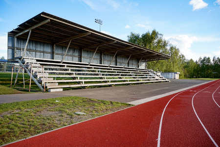 Track Field Bleachersのeditorial素材