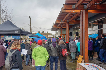 Comox Valley~Vancouver Island, BC, Canada, January 19th 2019. Kâ€™omoks Valley Womenâ€™s...