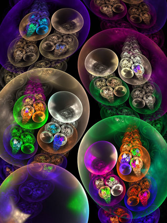 Bubbles within bubbles fractal