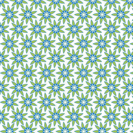 Pattern - yellow-blue geometric pattern of winds with long scones.の写真素材