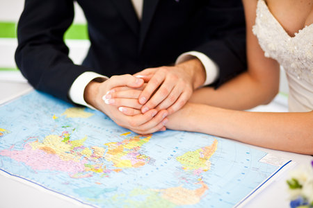 just marriedの写真素材