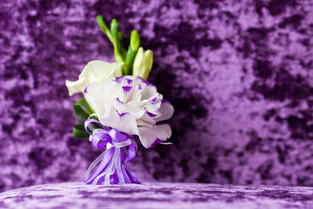 bridal bouquet of flowersの写真素材
