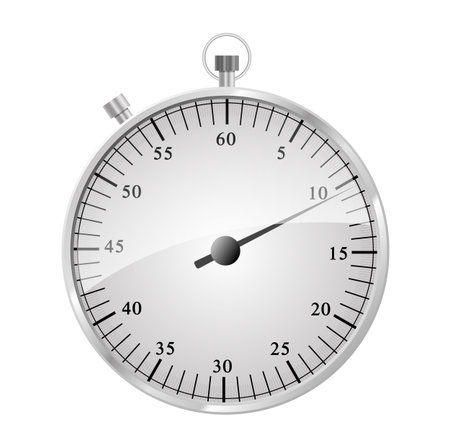Wall mounted digital clock. のイラスト素材