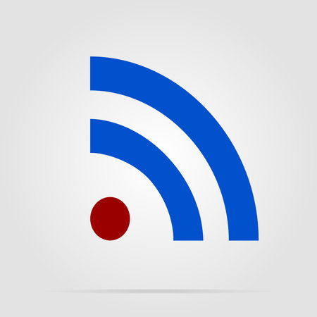 Vector WiFi network icon. のイラスト素材